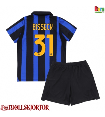 Inter Milan Yann Bisseck #31 Hemmakläder Barn 2026-27 Kortärmad (+ Korta byxor)